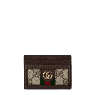 GUCCI Ophidia Card Case Women Beige/Brown  for sale