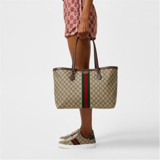 GUCCI Ophidia Gg Medium Tote Women Beige  for sale