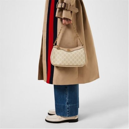 GUCCI Ophidia Small Shoulder Bag Women Beige/Oatmeal  for sale