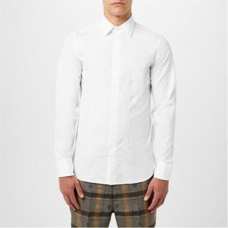 GUCCI Pintuck Tailored Shirt Men Beige  for sale