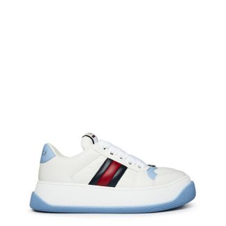 GUCCI Screener Sneakers Women Low Trainers Grey White for sale