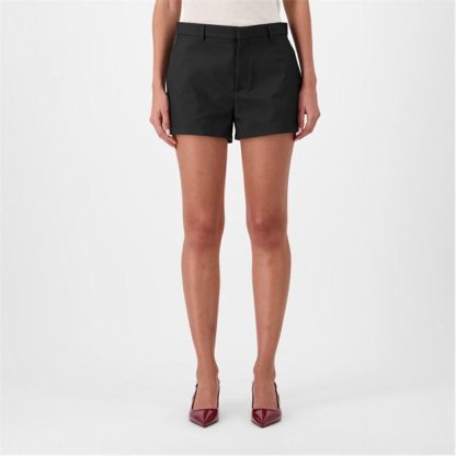 GUCCI Techo Gabardine Shorts Women Black  for sale