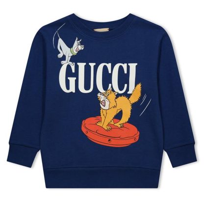 GUCCI The Jetsons Sweatshirt Kids Navy 4681  for sale