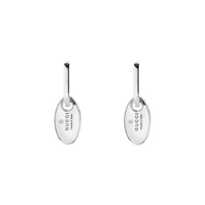 GUCCI Trademark Earrings Women Silver  for sale