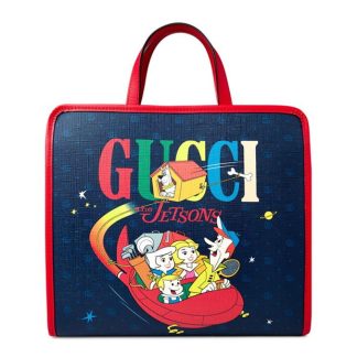 GUCCI X The Jetsons Tote Bag Junior Women Navy 4049  for sale