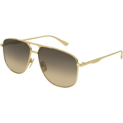 Gucci GUCCI SUNGLASSES GG0336S Unisex Gold  for sale