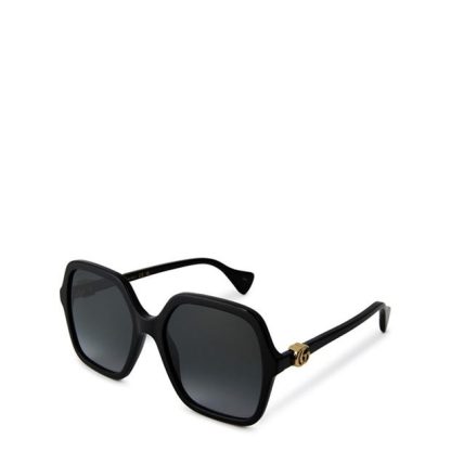 Gucci GUCCI SUNGLASSES GG1072S Women Oversized Sunglasses BLACK for sale