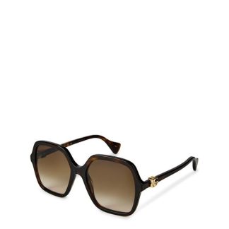 Gucci GUCCI SUNGLASSES GG1072S Women Oversized Sunglasses HAVANA for sale