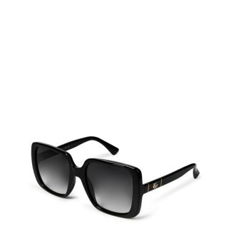 Gucci Thin Square Sunglasses Women Black  for sale