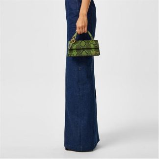 JACQUEMUS Chiquito Long Snake Print Women Green  for sale