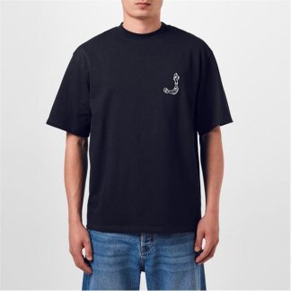 JACQUEMUS Jacq Le Mer Tee Sn43 Men Dark Navy  for sale