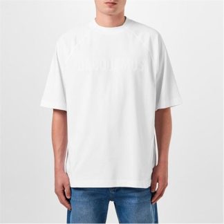 JACQUEMUS Jacq Le Typo Tee Sn05 Men White  for sale