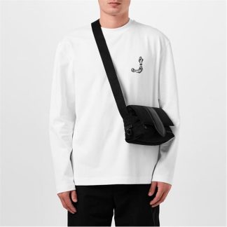 JACQUEMUS Jacq Pt Mssngr Bmbno Sn43 Unisex Messenger Bags Black for sale