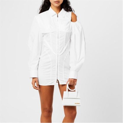 JACQUEMUS La Galliga Mini Dress Women White  for sale