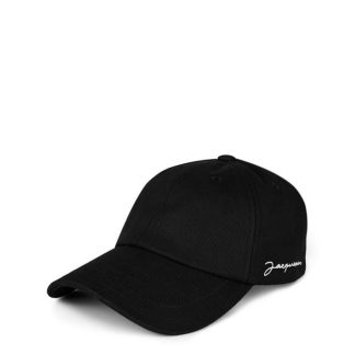 JACQUEMUS La Jacquemus Baseball Cap Men Black  for sale