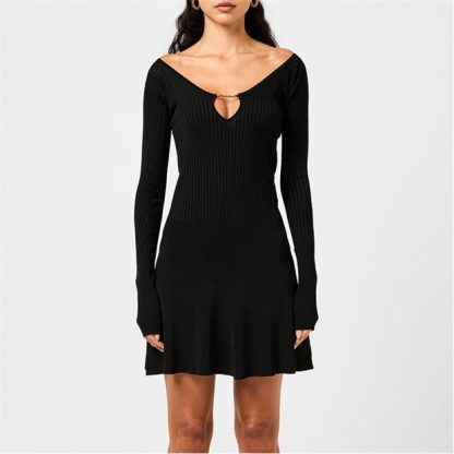 JACQUEMUS La PralÙ Mini Dress Women Mini Dresses Black for sale