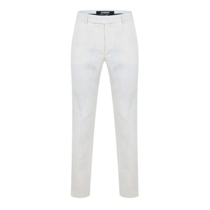 JACQUEMUS La Straight Pantalon Men White 110  for sale