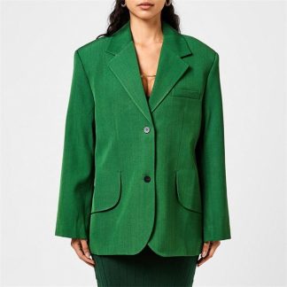 JACQUEMUS La Titolo Blazer Jacket Women Dark Gre  for sale