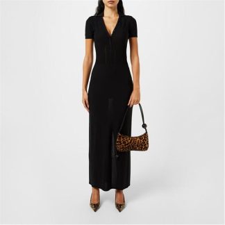 JACQUEMUS La Yauco Long Polo Dress Women Black  for sale