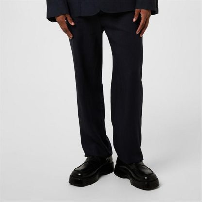 JACQUEMUS Le Bacio Straight Trousers Men Navy  for sale