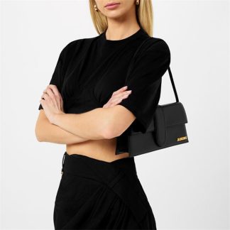 JACQUEMUS Le Bambino Long Flap Bag Women Shoulder Bags Black for sale