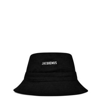 JACQUEMUS Le Bob Gadjo Bucket Hat Women Bucket Hats Black 990 for sale