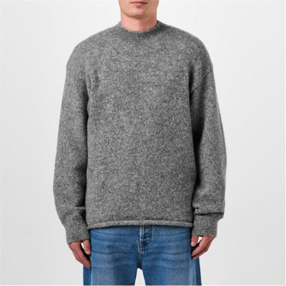 JACQUEMUS Le Intarsia Sweater Men Jumpers Grey for sale