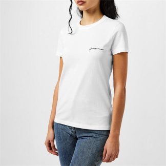 JACQUEMUS Le Jacquemus Short Sleeve T-Shirt Women White 100  for sale