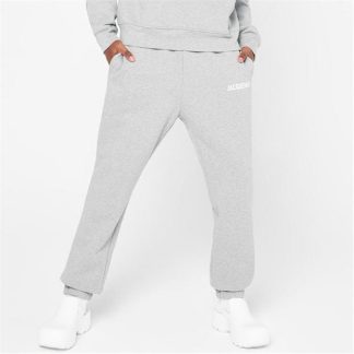 JACQUEMUS Le Jogging Track Pants Men Grey 950  for sale