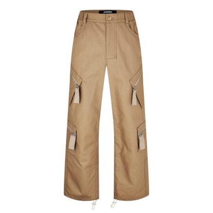 JACQUEMUS Le Marrone Cargo Trousers Men Beige 150  for sale