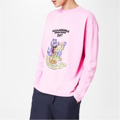 JACQUEMUS Le Octopizza T Shirt Men Octo Pink 4Bc  for sale