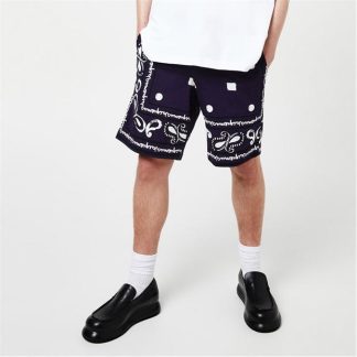 JACQUEMUS Le Pingo Graphic Bermuda Shorts Men Print Banda 3Cm  for sale