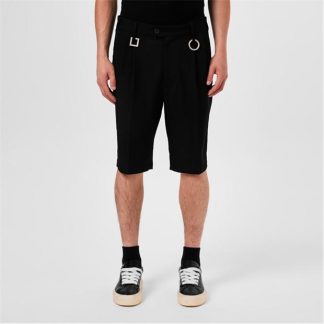 JACQUEMUS Le Rond Carree Shorts Men Black 990  for sale