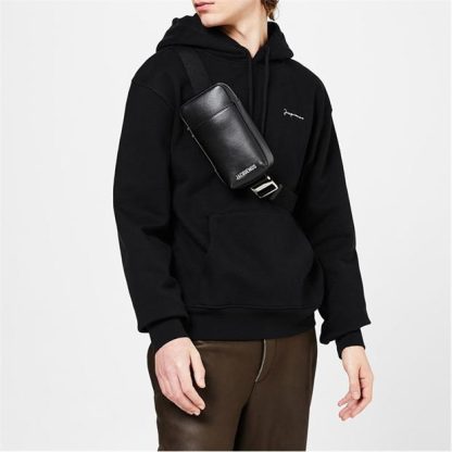 JACQUEMUS Le Sweatshirt BrodÉ Men OTH Hoodies Black 990 for sale