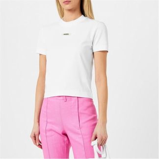 JACQUEMUS Le T-Shirt Gros Grain Women Regular Fit T-Shirts White for sale