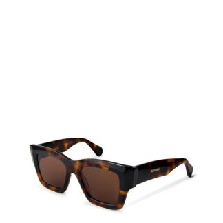 JACQUEMUS Les Baci Sunglasses Unisex Brown 080  for sale