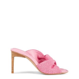 JACQUEMUS Les Bagnu Heeled Mules Women Heeled Mules Pink 450 for sale