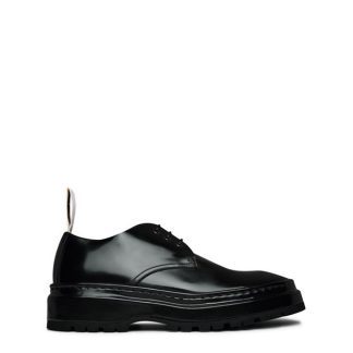 JACQUEMUS Les Derbies Pavane Leather Derby Shoes Men Black  for sale