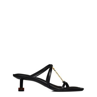 JACQUEMUS Les PralÙ Mule Sandals Women Black  for sale