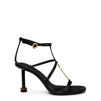 JACQUEMUS Les Pralu Heeled Sandals Women Black  for sale