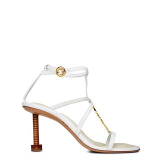 JACQUEMUS Les Pralu Heeled Sandals Women White  for sale