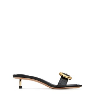 JACQUEMUS Les Regalo Mule Sandals Women Heeled Sandals BLACK for sale