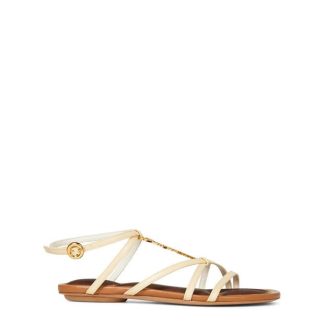 JACQUEMUS Pralu Flat Sandals Women Off-White 110  for sale