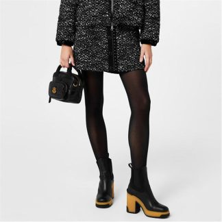 MONCLER A-Line Woven Mini Skirt Women Black F90  for sale