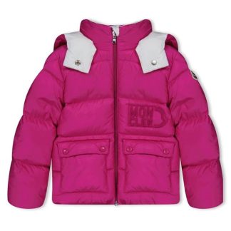 MONCLER Abbaye Down Jacket Infants Kids Puffer Jackets - Heavyweight Dark Pink 549 for sale