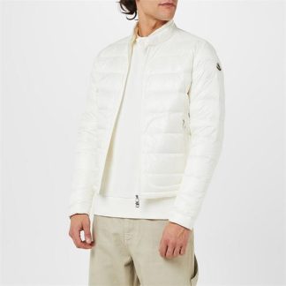 MONCLER Acorus Short Down Jacket Men Puffer Jackets - Lightweight White 032 for sale