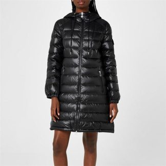 MONCLER Amintore Long Down Jacket Women Parka Jackets Black 999 for sale