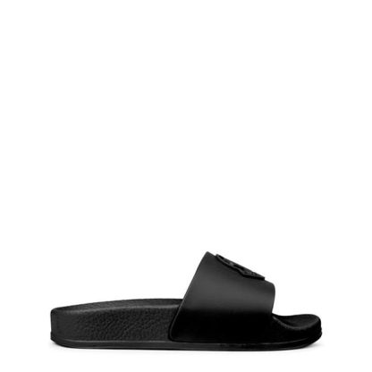 MONCLER Basile Logo Sliders Men Pool Shoes Black 999 for sale