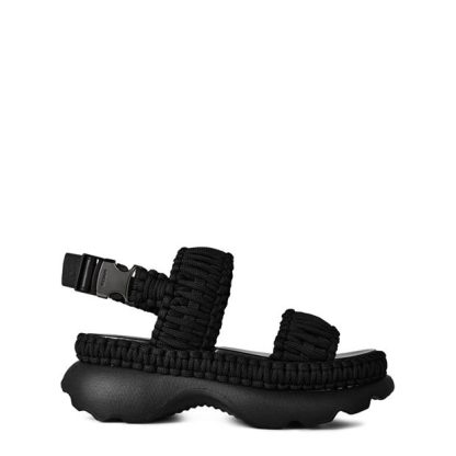 MONCLER Belay Sandals Women Heeled Sandals Black 999 for sale