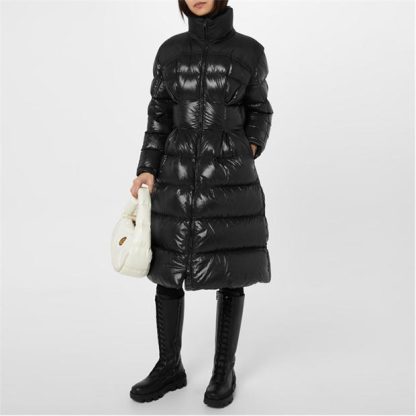 MONCLER Berardie Long Down Jacket Women Black 952  for sale